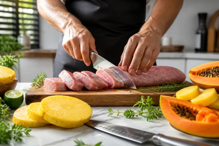 attendrir viande de porc